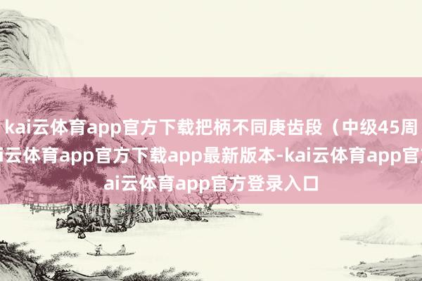 kai云体育app官方下载把柄不同庚齿段(中级45周岁以下-kai云体育app官方下载app最新版本-kai云体育app官方登录入口